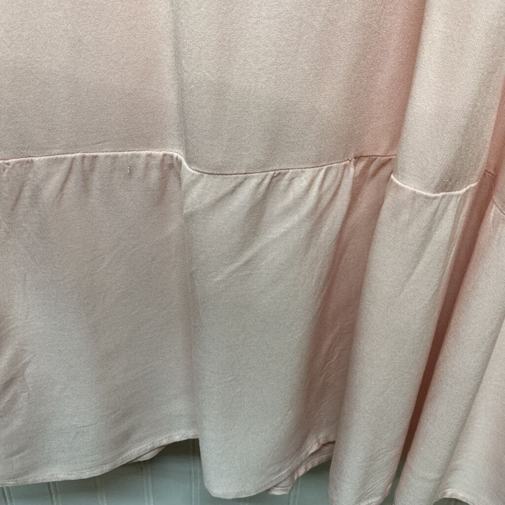 GATHERED FRONT LONG DRESS