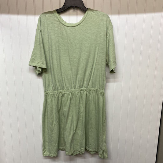GATHERED WAIST SHORT DRESS