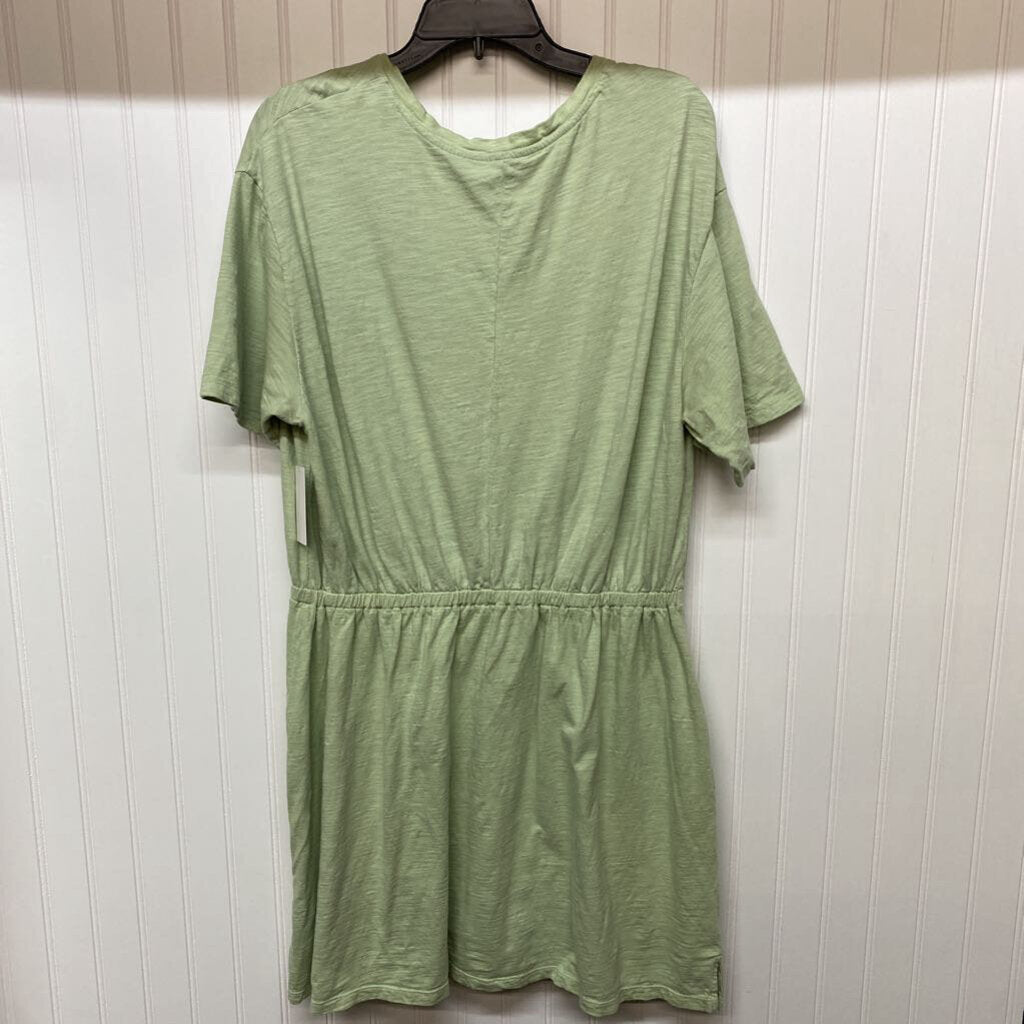 GATHERED WAIST SHORT DRESS