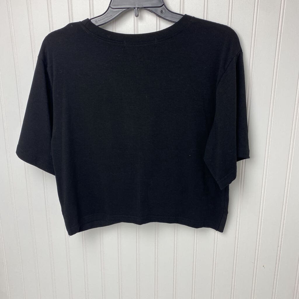 SHORT SLEEVE CROP TOP