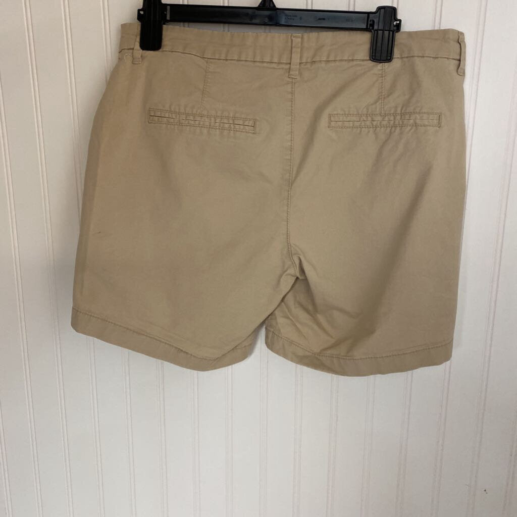 FLAT FRONT KHAKI SHORTS