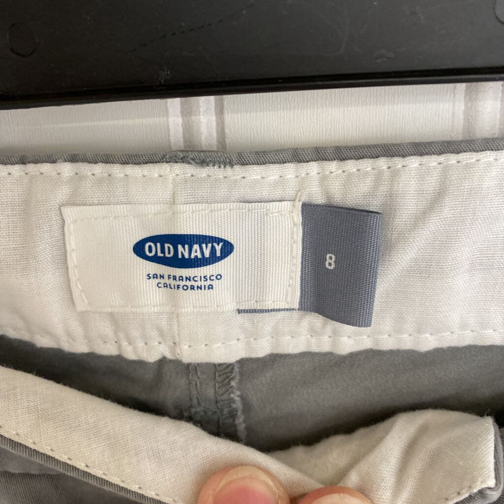 FLAT FRONT KHAKI SHORTS