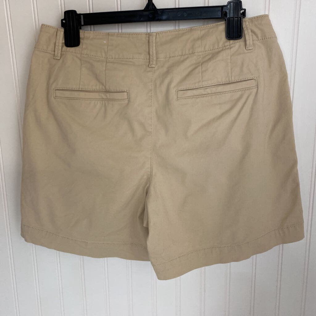 FLAT FRONT KHAKI SHORTS