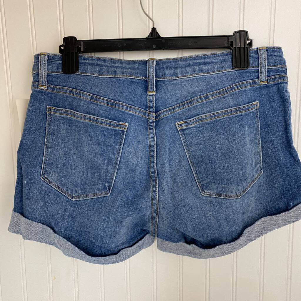 CUFFED JEAN SHORTS