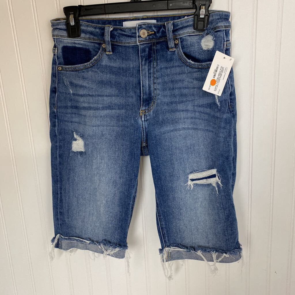 DISTRESSED BERMUDA SHORTS