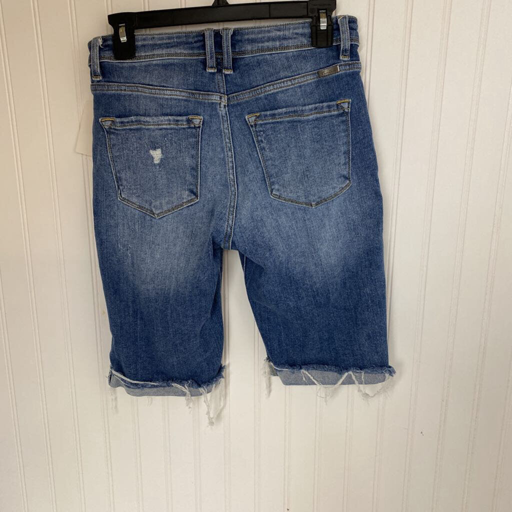 DISTRESSED BERMUDA SHORTS