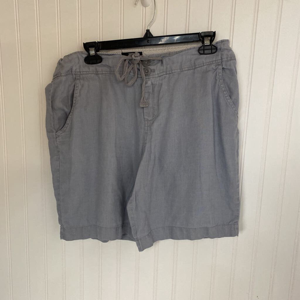 DRAWSTRING LINEN SHORTS