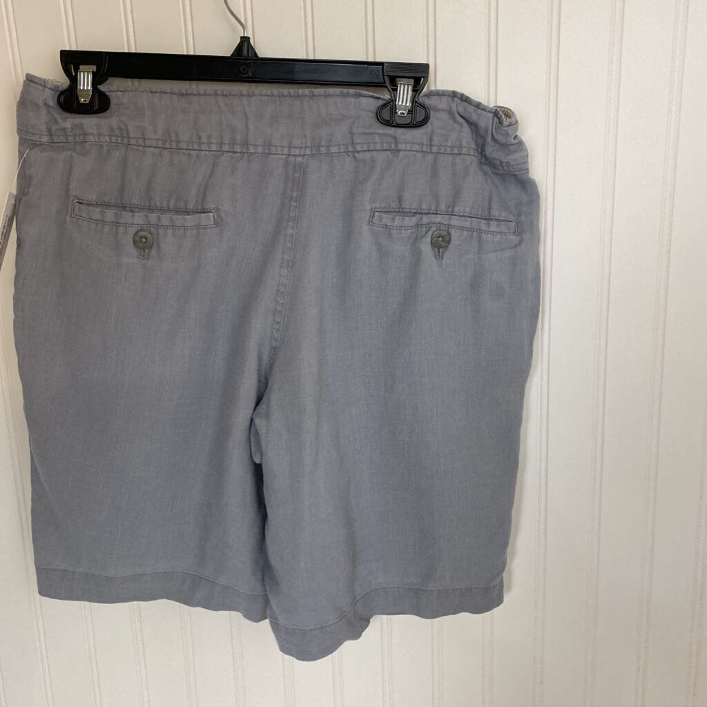 DRAWSTRING LINEN SHORTS