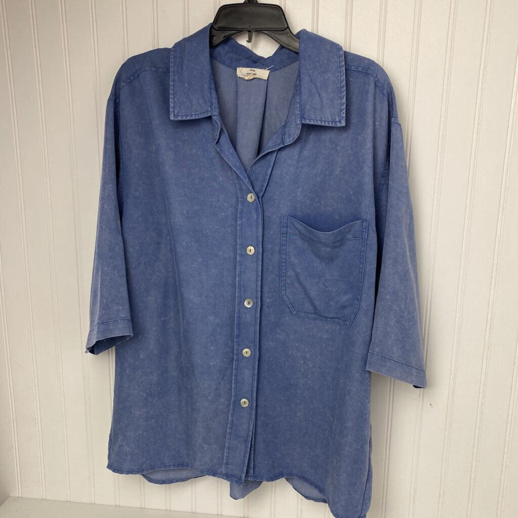 3/4 SLEEVED BUTTON DOWN