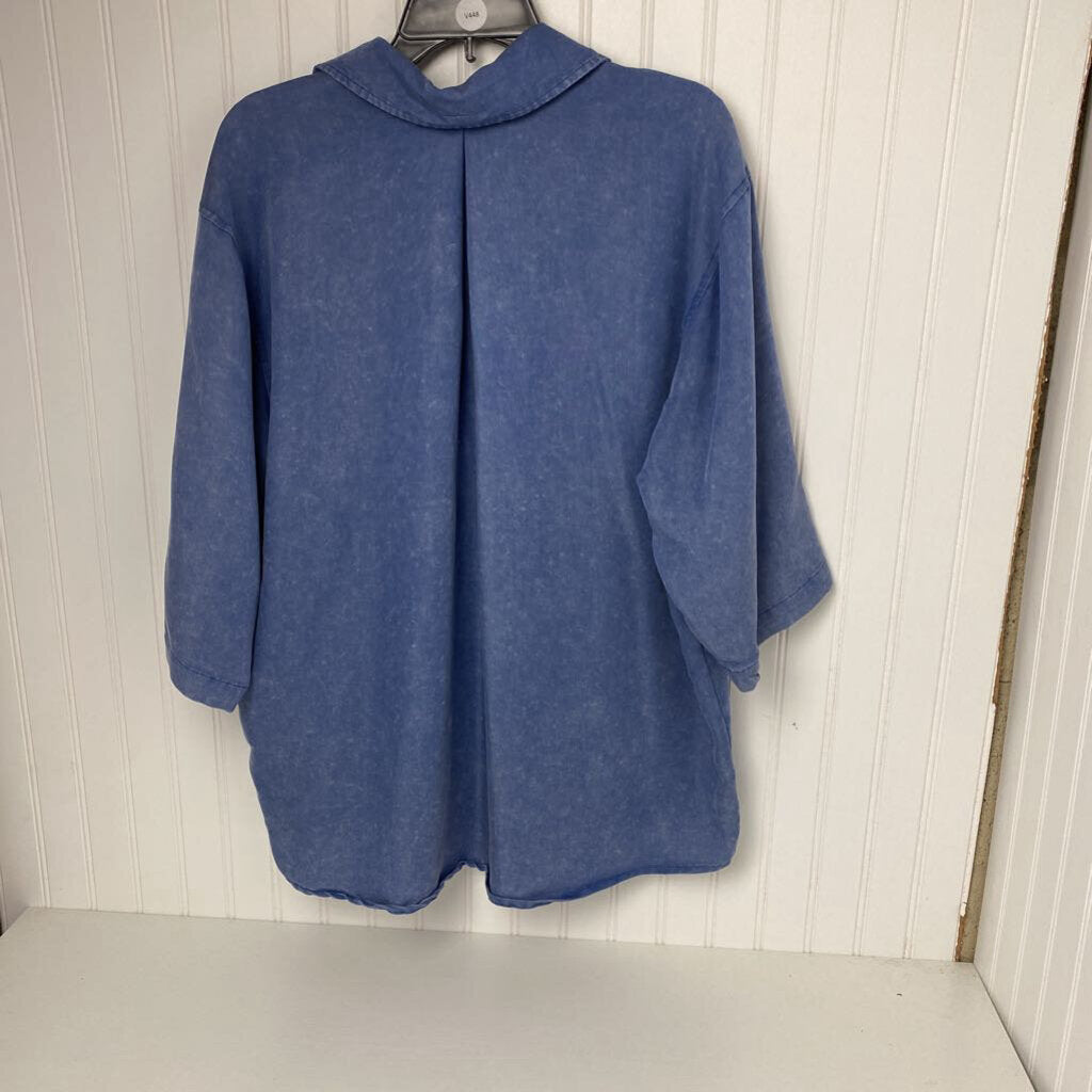 3/4 SLEEVED BUTTON DOWN