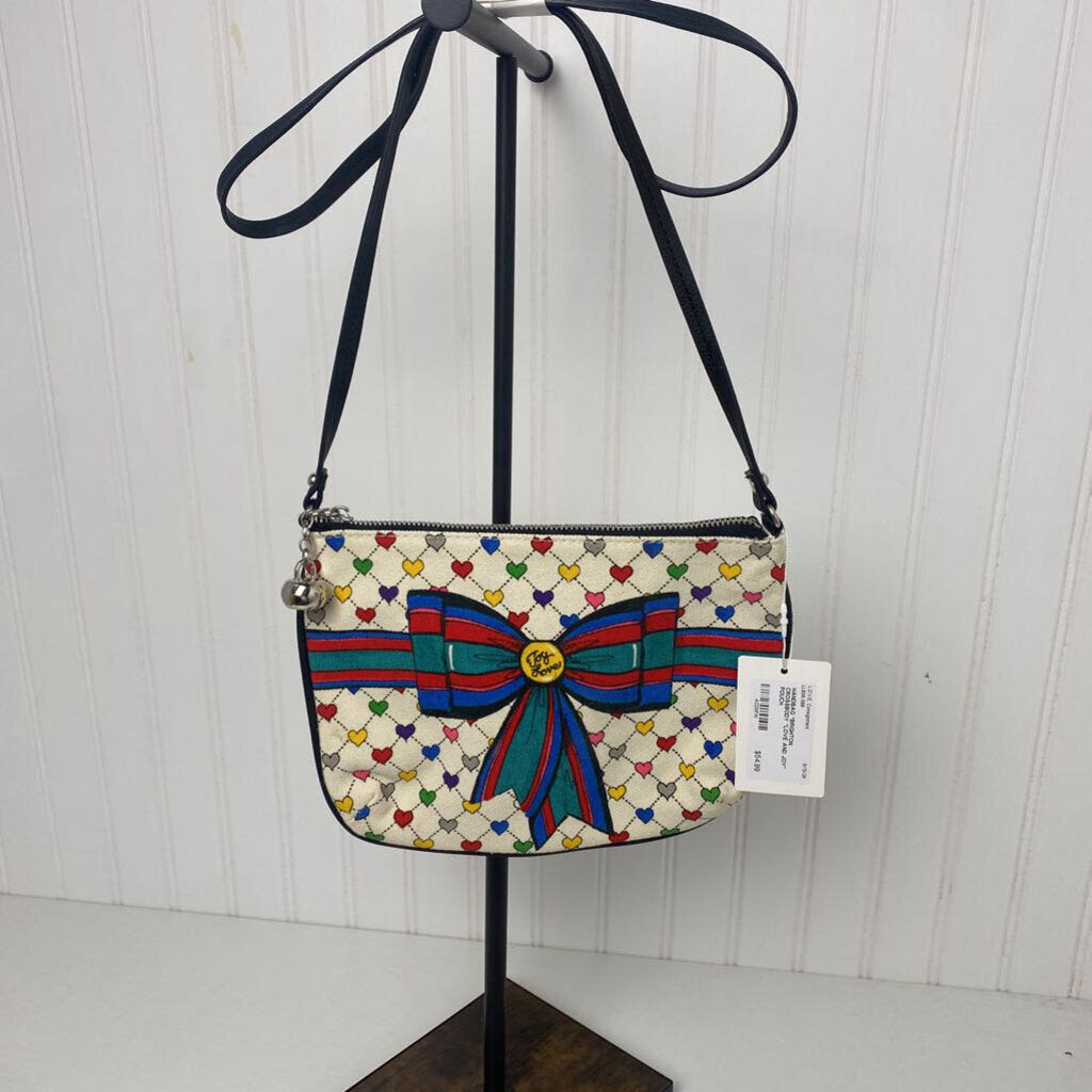 *BRIGHTON CROSSBODY "LOVE AND JOY" POUCH