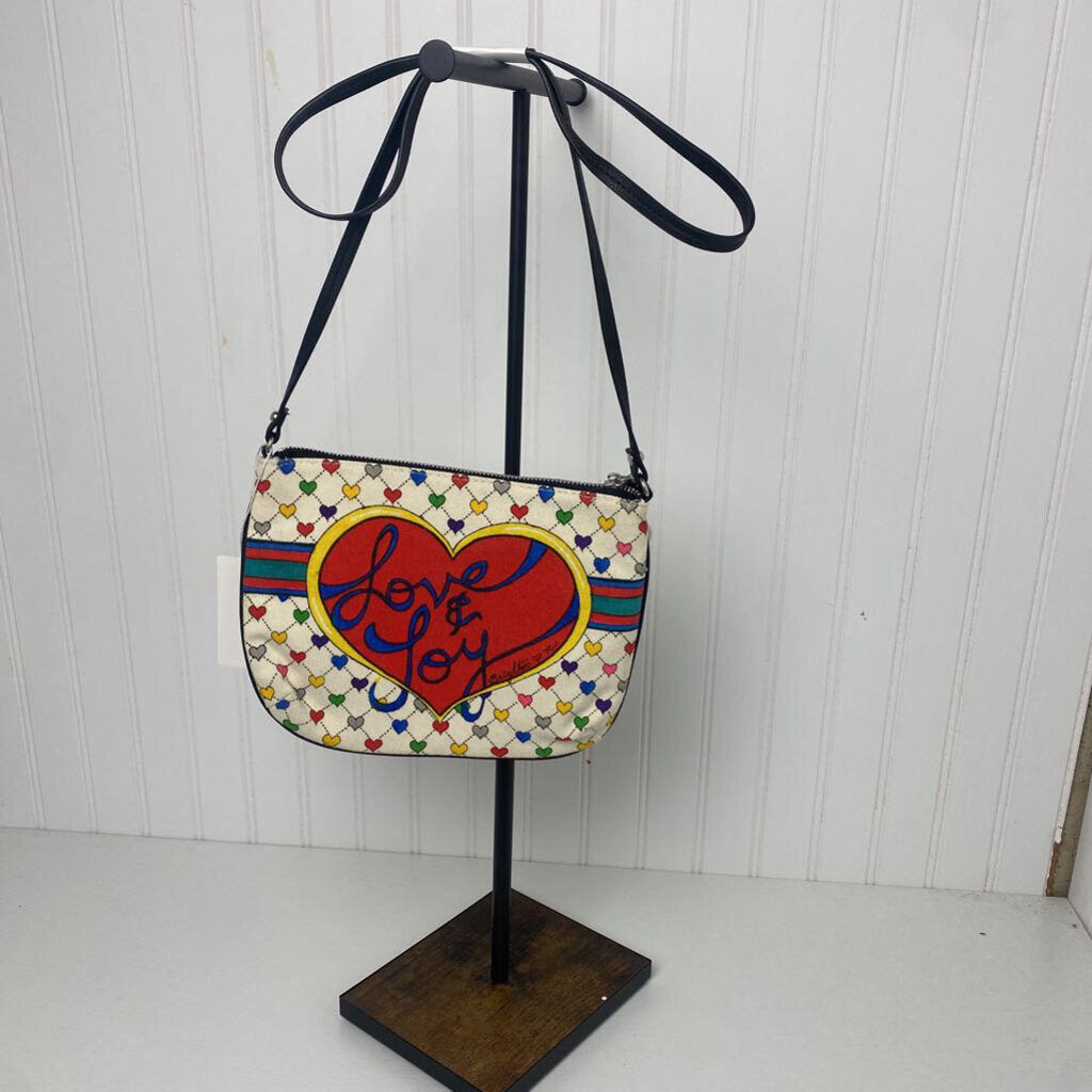 *BRIGHTON CROSSBODY "LOVE AND JOY" POUCH