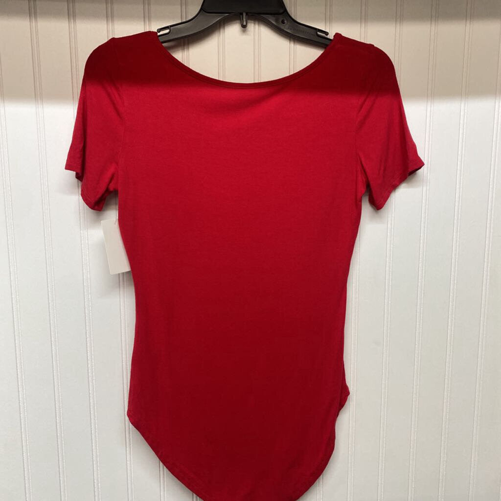 *DILIUXING RED SHORT SLEEVE BODY SUIT