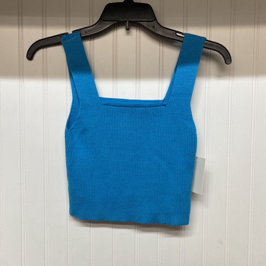 *SHEIN BASIC BLUE TANK TOP