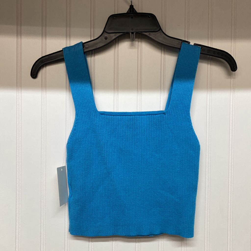 *SHEIN BASIC BLUE TANK TOP