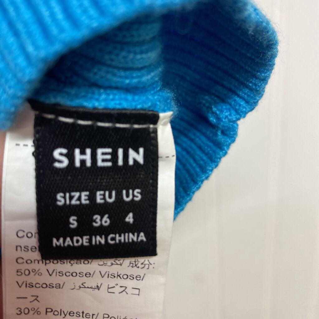 *SHEIN BASIC BLUE TANK TOP