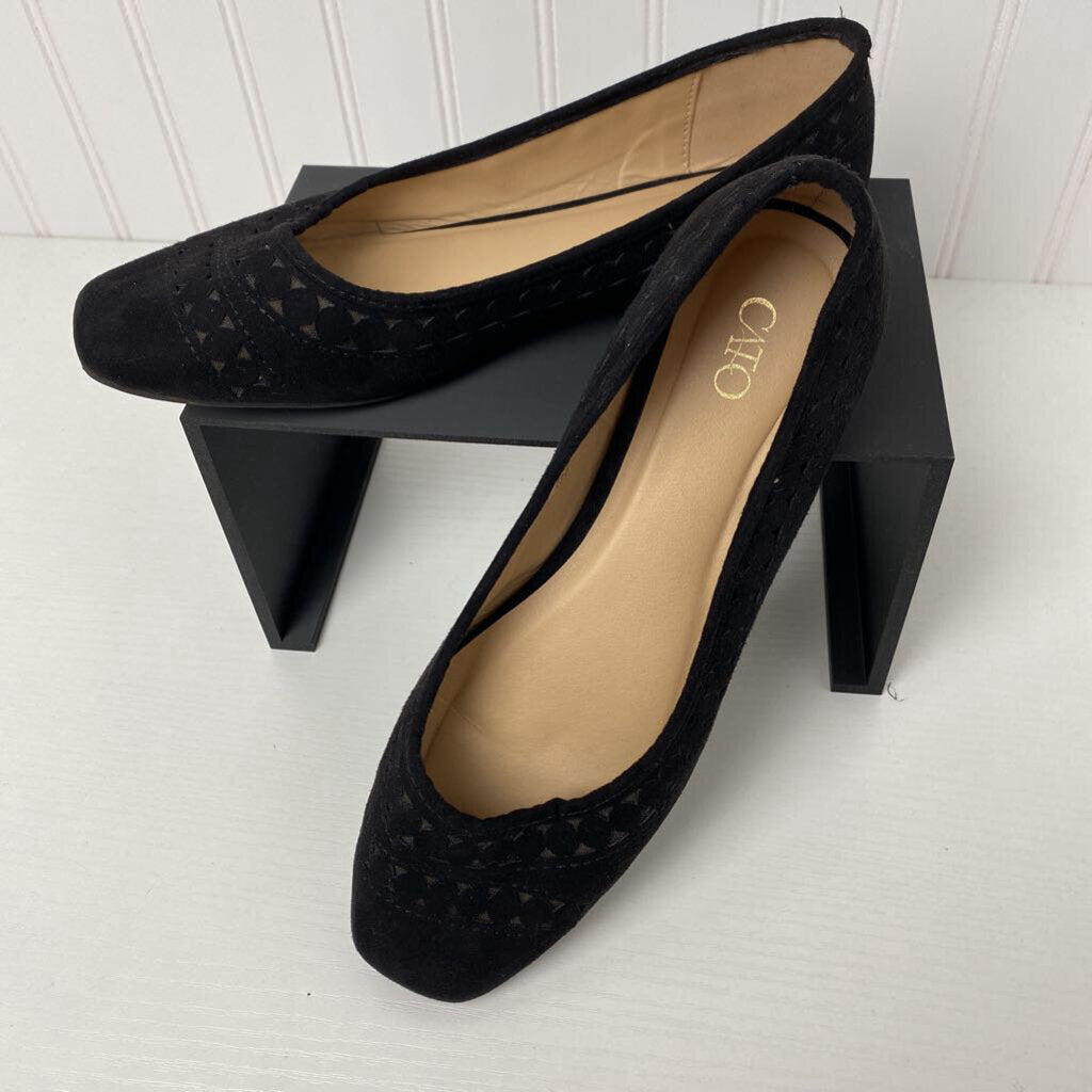 SUEDE DRESS FLATS