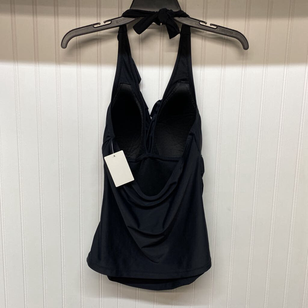 HALTER RUFFLE TANKINI TOP