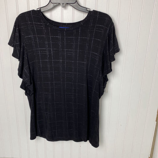 SHORT SLEEVE KNIT TOP