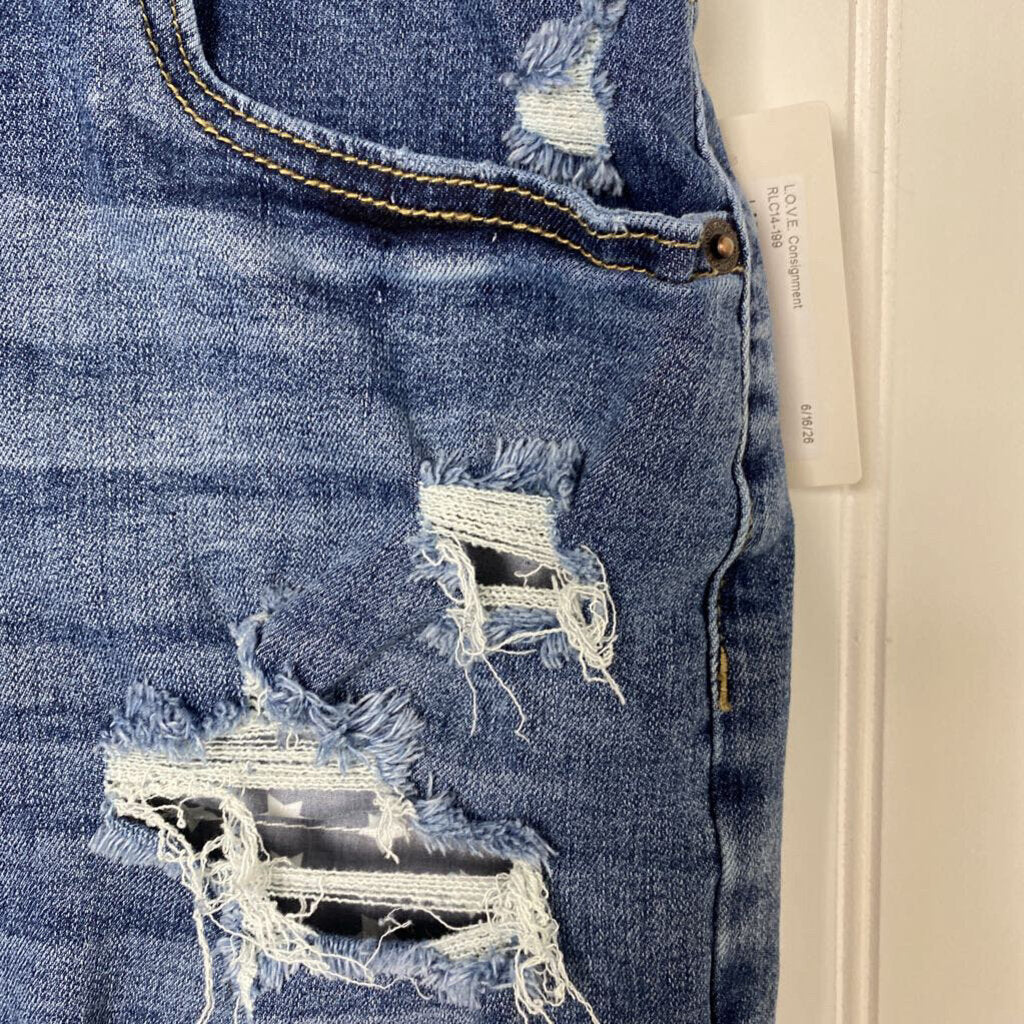 USA CUTOFF DENIM JEAN SHORTS
