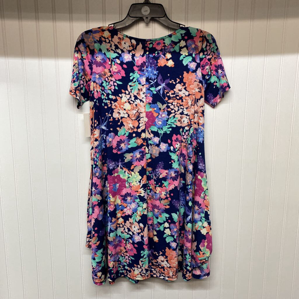 FLORAL SHORT SLEEVED TUNIC