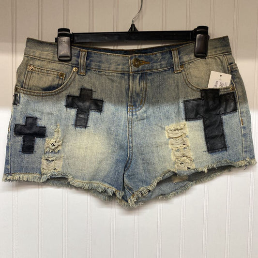 DISTRESSED WITH CROSS