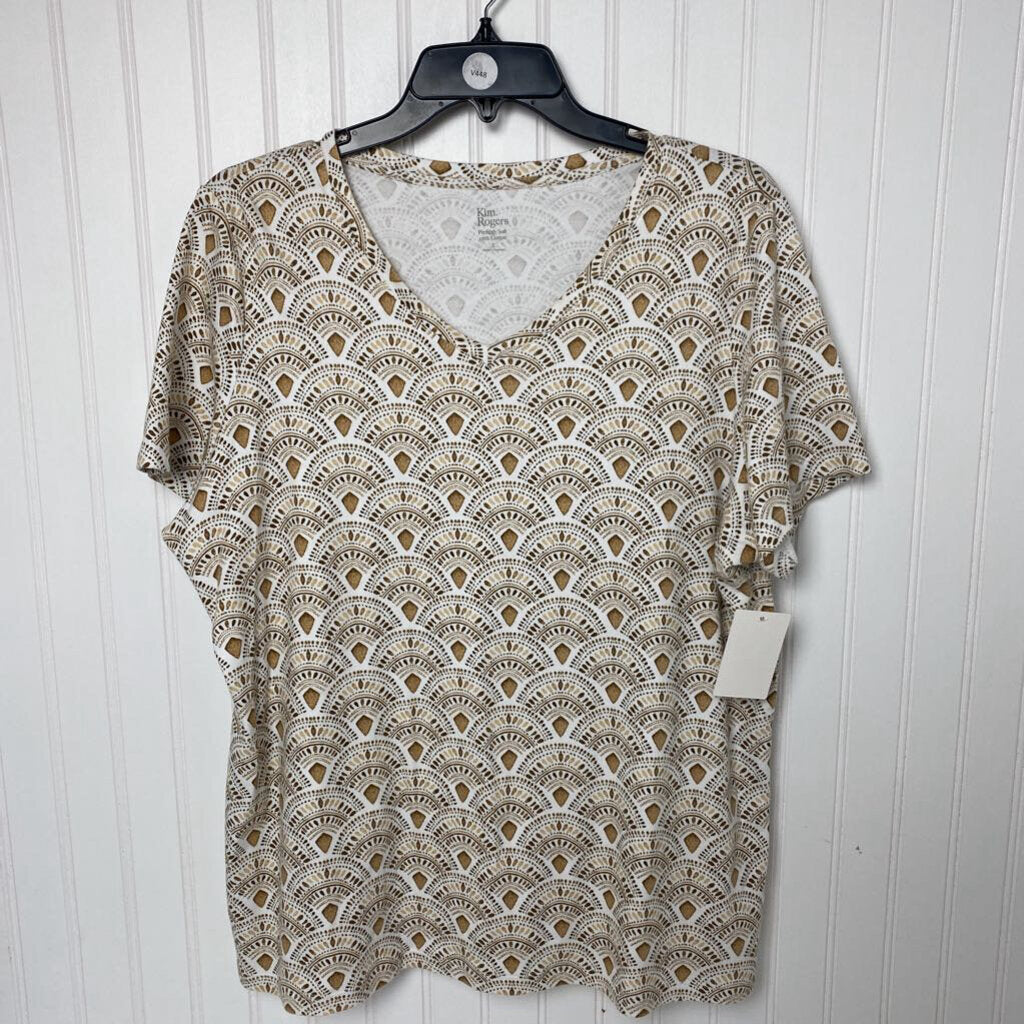 SHORT SLEEVE V NECK TEE