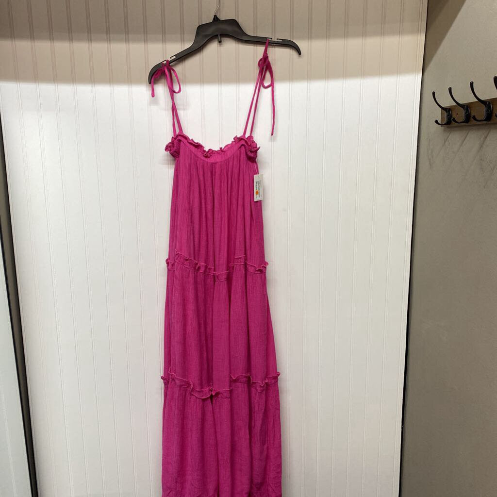 RUFFLED TIE SHOULDER SUNDRESS