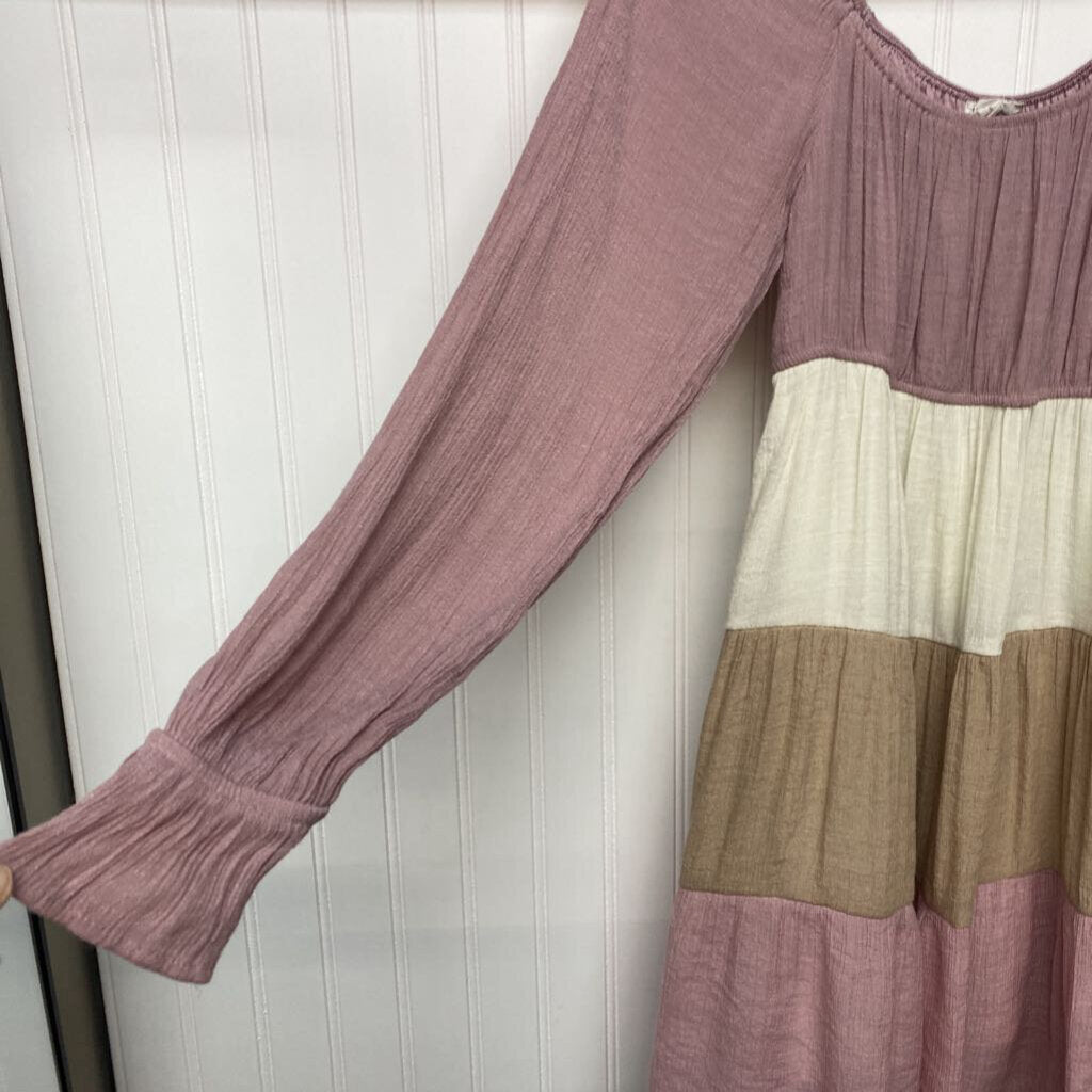 TRI COLORED DRESS