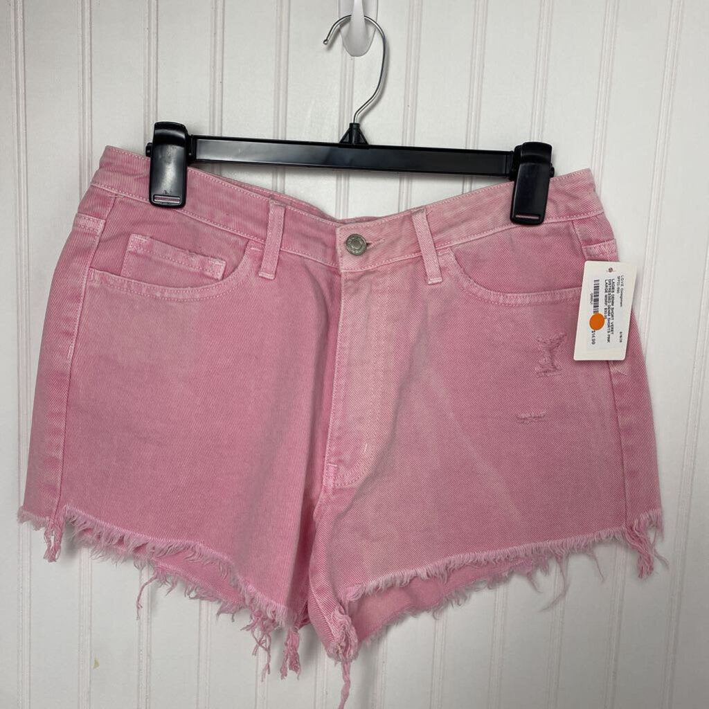 DISTRESSED DENIM SHORTS