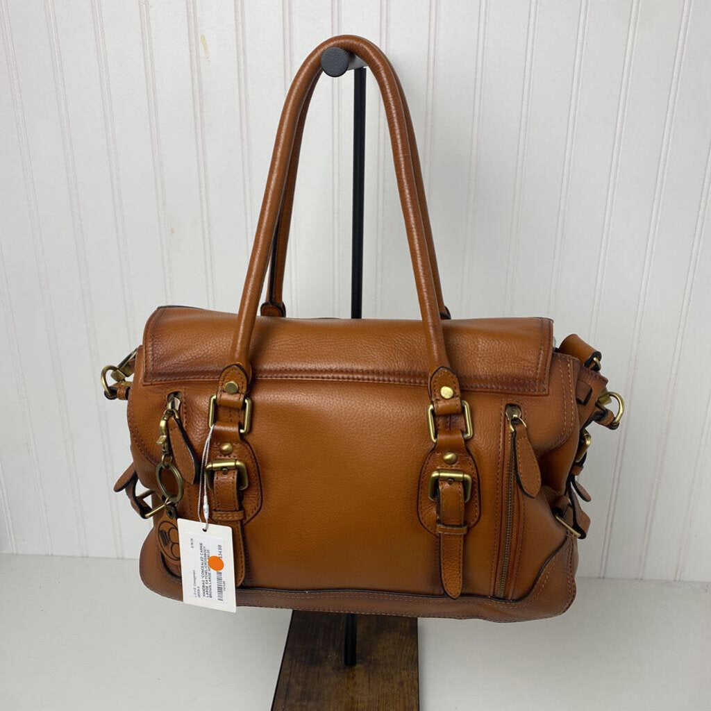 *CONCEALED CARRIE LARGE SATCHEL/CROSSBODY