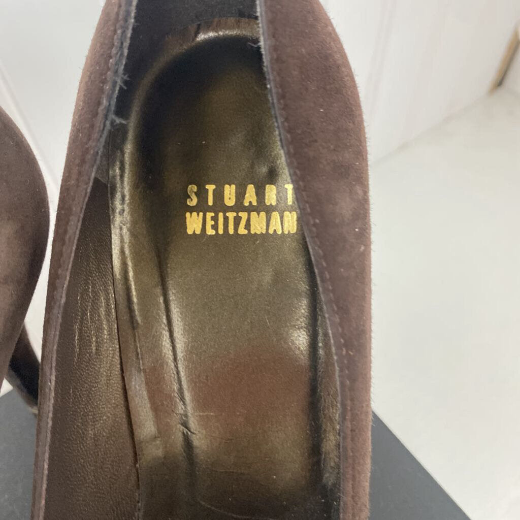 *LADIES PLATFORM SUEDE HEELS