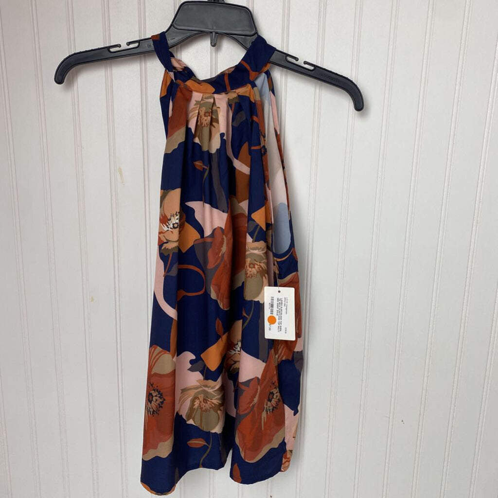 TIE NECK SLEEVLESS TOP