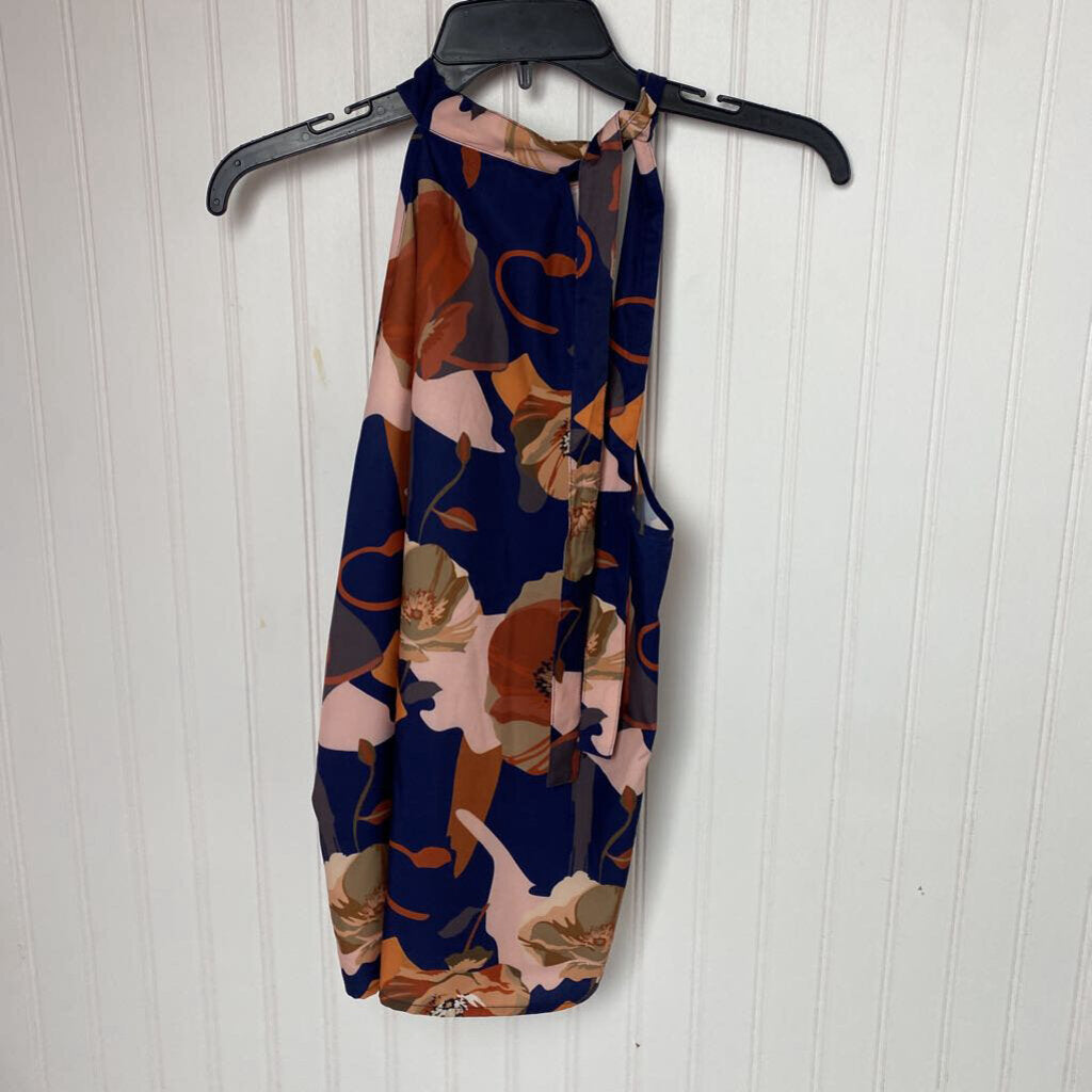 TIE NECK SLEEVLESS TOP