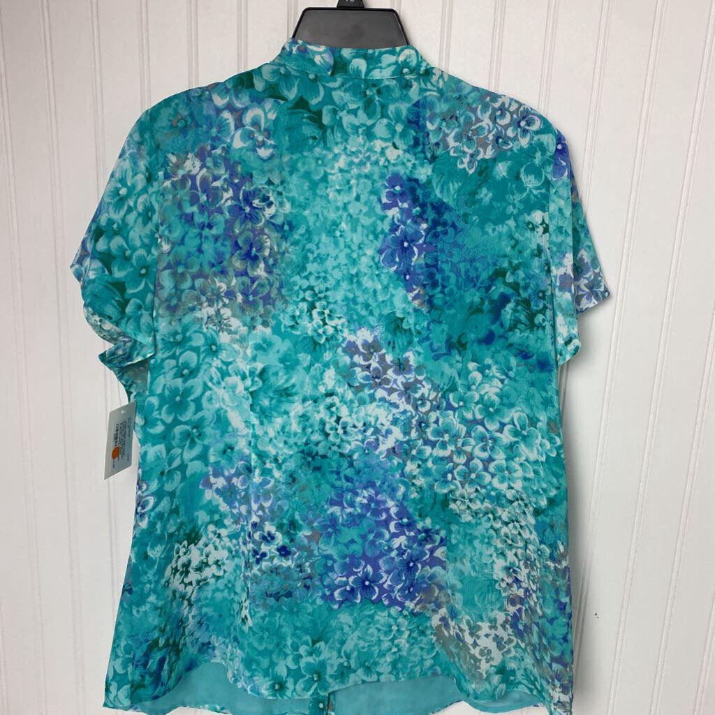 GATHERED FRONT SHORT SLEEVED