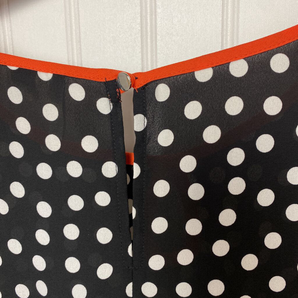 BLACK AND WHITE POLKA DOT
