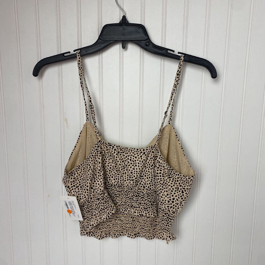 SPAGHETTI STRAP HALTER TOP