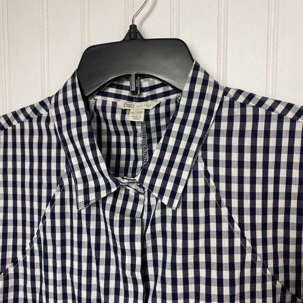 CHECKED SLEEVLESS TOP