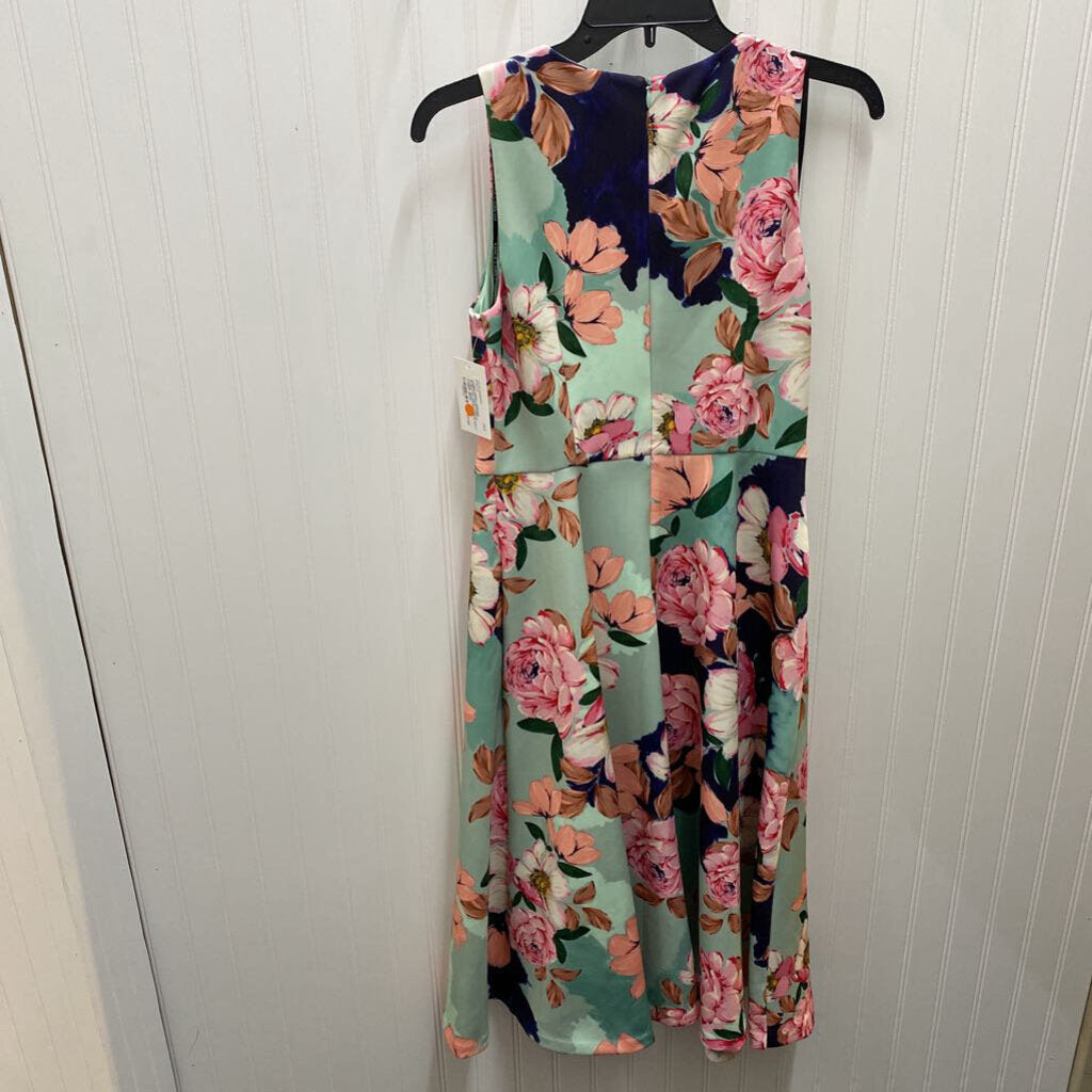 FLORAL SLEEVLESS DRESS