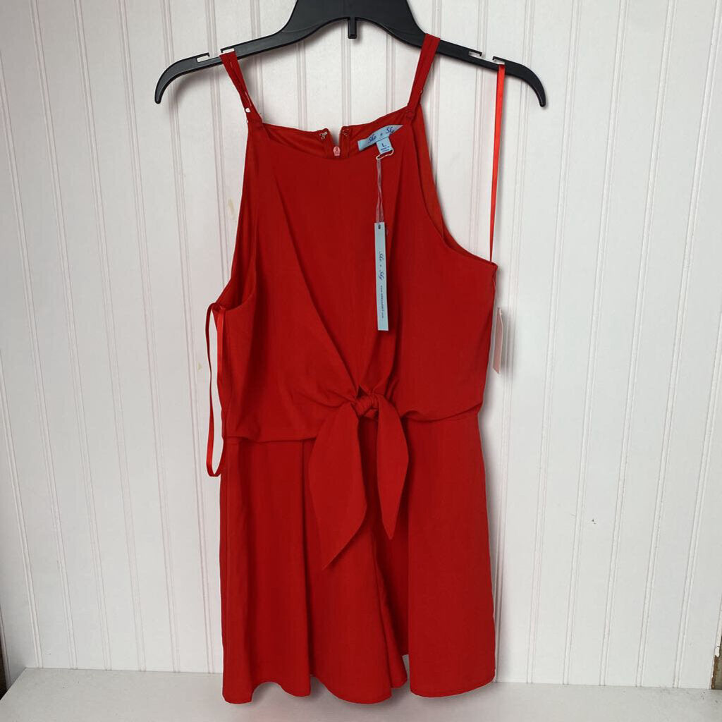 FRONT BOW ROMPER