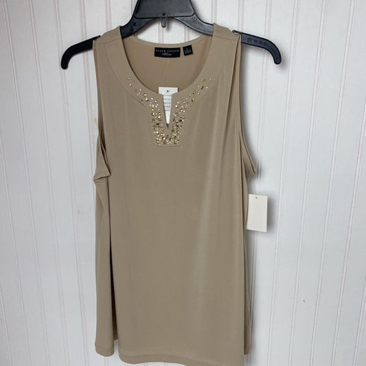 RINESTONE COLLAR SLEEVLESS