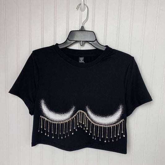 CROPPED BLINGY EYED TOP
