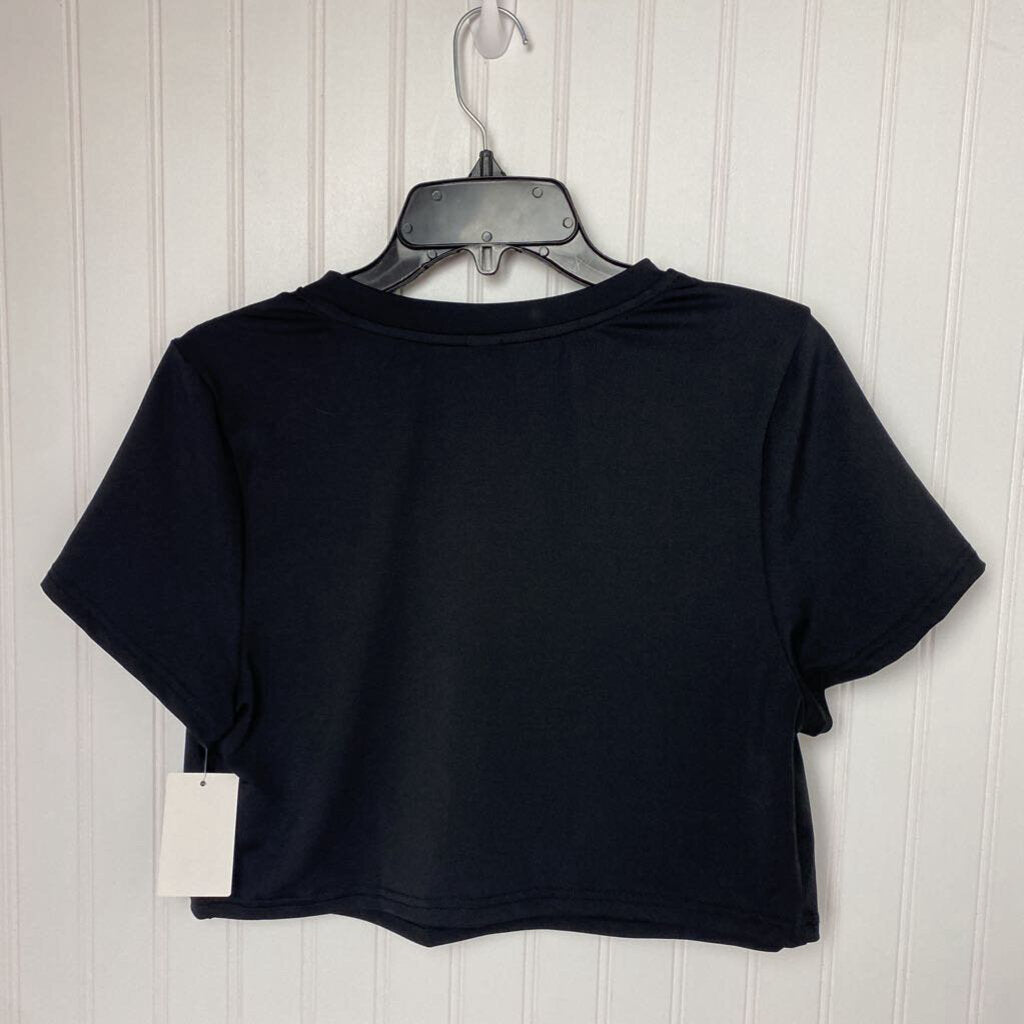 CROPPED BLINGY EYED TOP