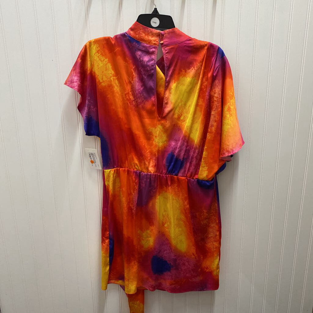 SATIN TYE DIED DRESS
