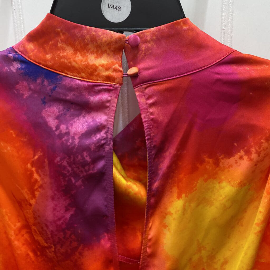 SATIN TYE DIED DRESS
