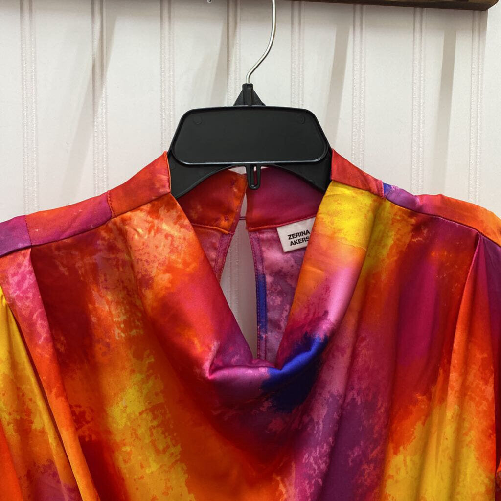 SATIN TYE DIED DRESS