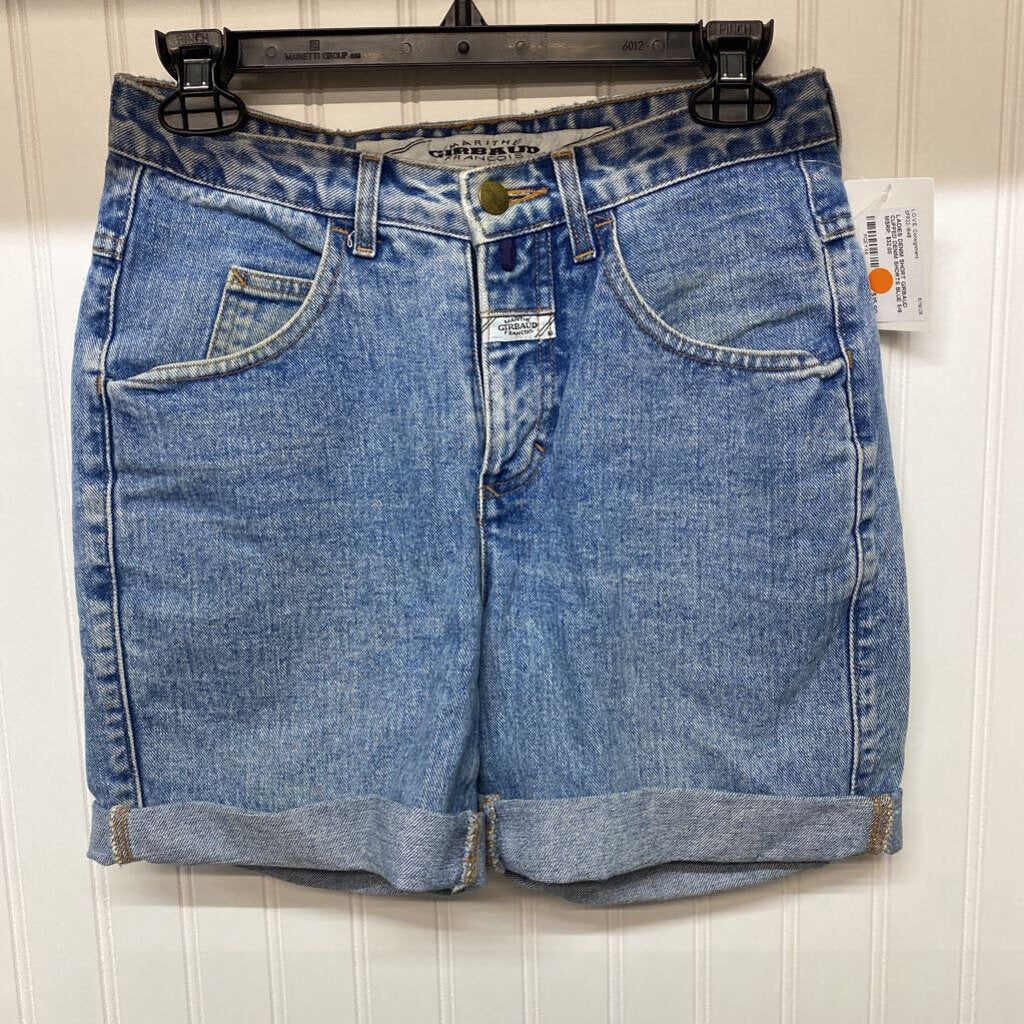 CUFFED DENIM SHORTS