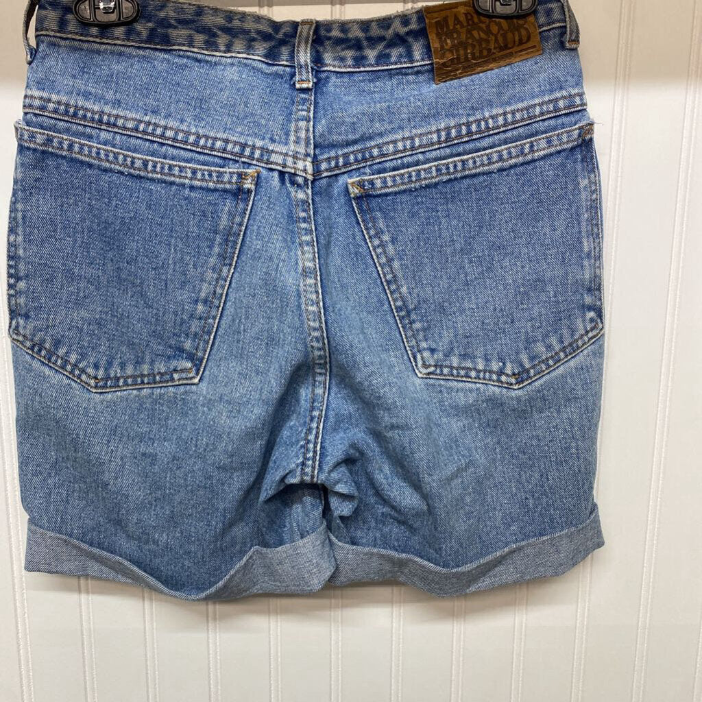 CUFFED DENIM SHORTS