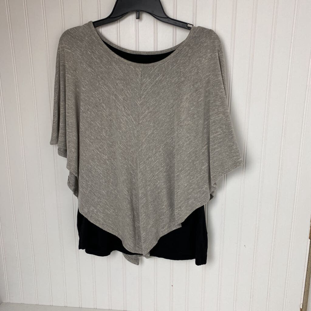 SHORT SLEEVE LAYERED TOP