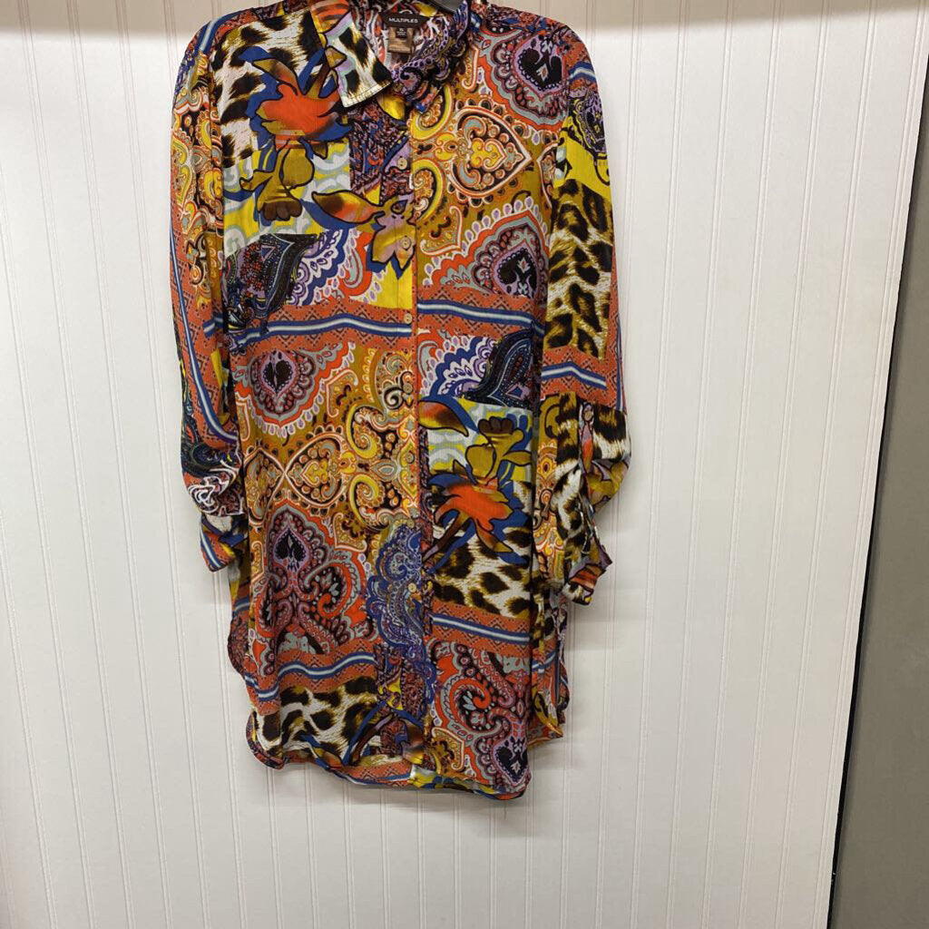 SHEAR BUTTON DOWN DRESS